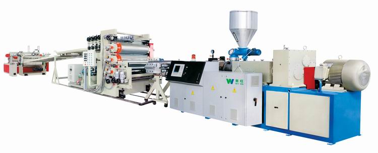 PVC free foming board extrusion line
